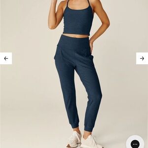 Women's Navy Blue Jogger Pants